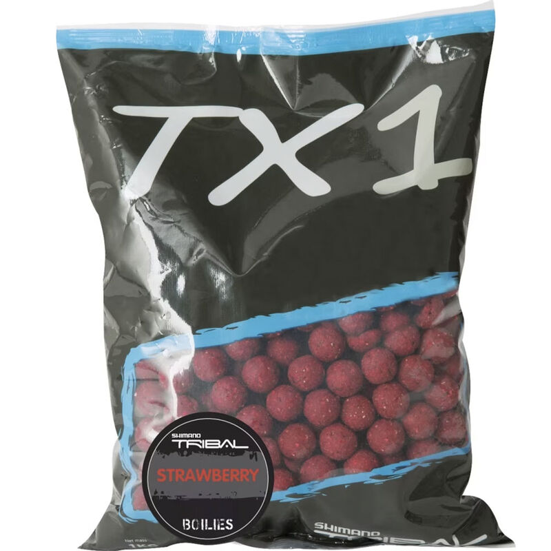 Bouillettes Shimano TX1 Strawberry 20mm - Denses | Pacific P&ecirc;che