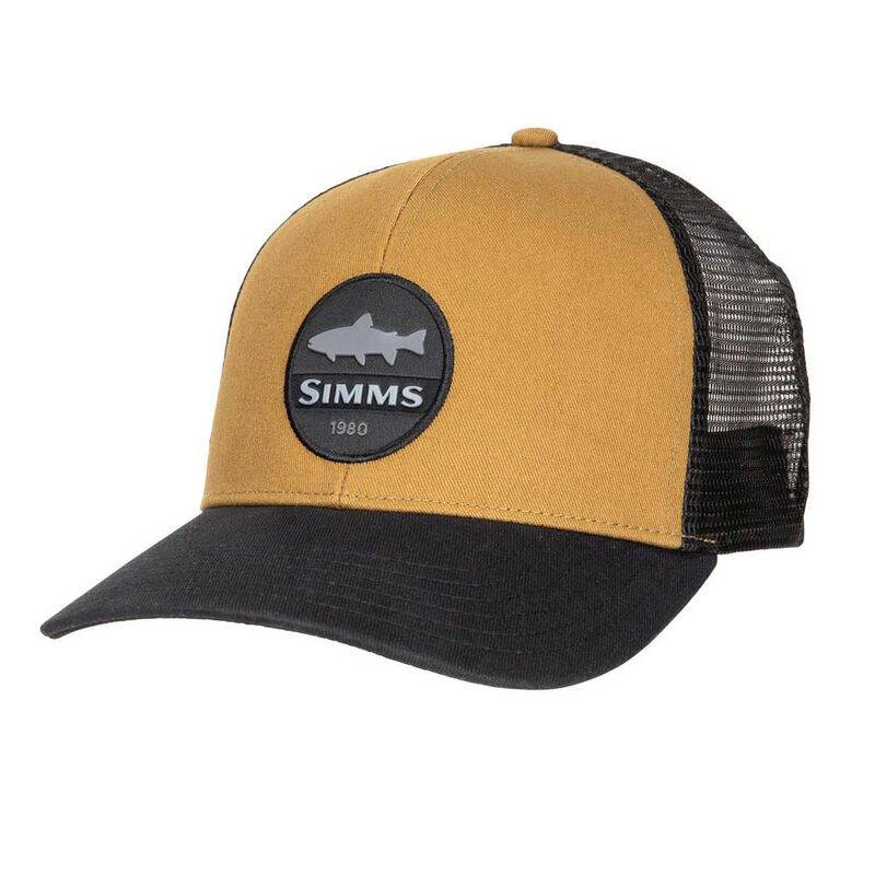 Casquette Simms Trout Patch trucker Dark Bronze - Casquettes | Pacific P&ecirc;che