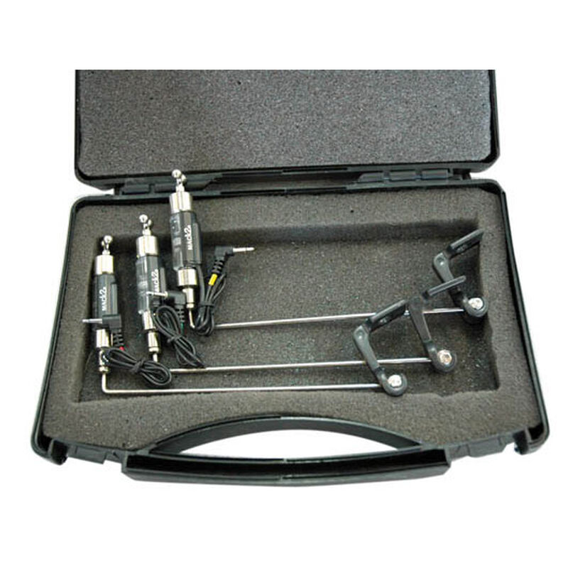 Coffret balanciers lumineux carpe mack2 lumineux (x3) - Coffret indicateur visuel | Pacific Pêche