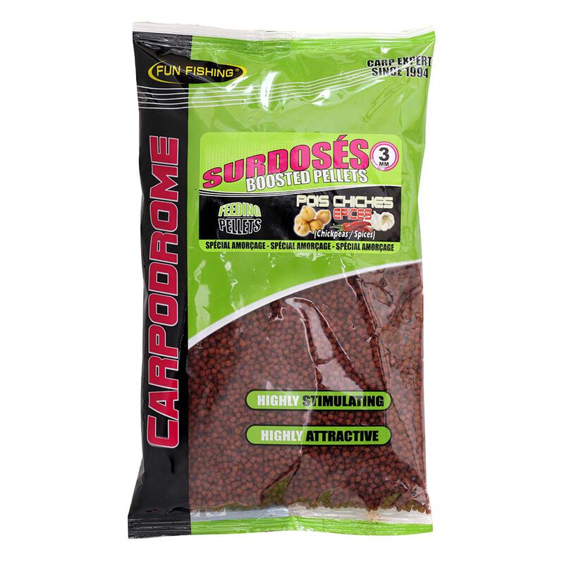 Pellets Fun Fishing Surdosés Pois Chiche 700Gr 3mm - Pellets | Pacific Pêche