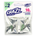 Tete plombee fiiish crazy sand eel 150 shore 10g (x2) - Têtes Plombées | Pacific Pêche