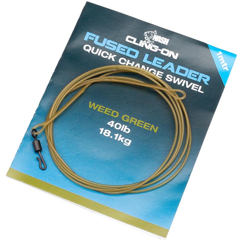Leader Nash Fused Leader Quick Change Swivel 1m - Leaders | Pacific Pêche