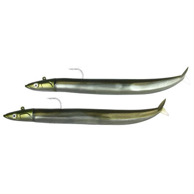 Leurres souples fiiish double combo crazy sand eel 120 off shore 12cm 15g - Leurres souples | Pacific Pêche