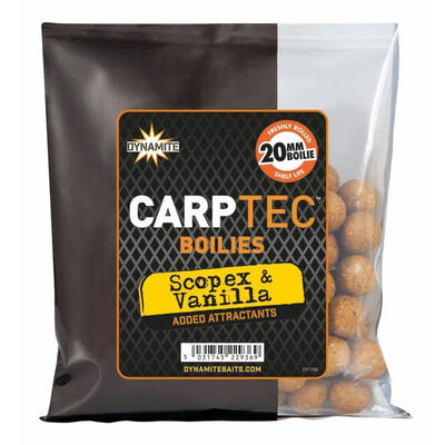 Bouillettes Dynamite Baits CarpTec Scopex & Vanilla Boilies - Denses | Pacific Pêche