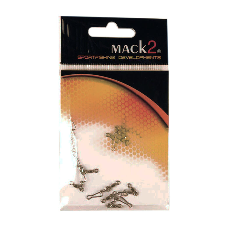 Émerillon à agrafe carnassier x-line nickel (x10) - Emerillons | Pacific Pêche