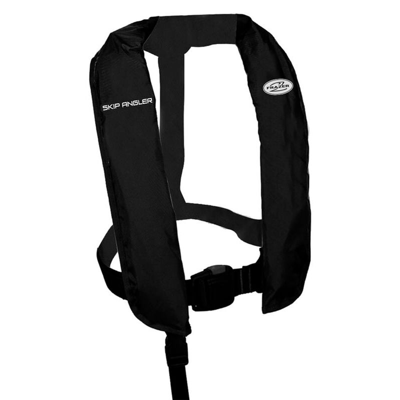 Gilet frazer gonflable auto skip angler 150n black - Destockage | Pacific P&ecirc;che