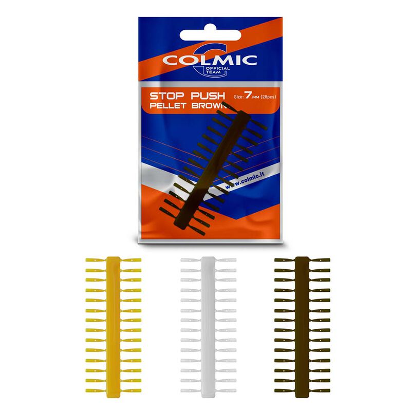 Stop appâts Colmic QUICK STOPS PUSH 7MM 28 piéces - Acc. de montage feeder | Pacific Pêche