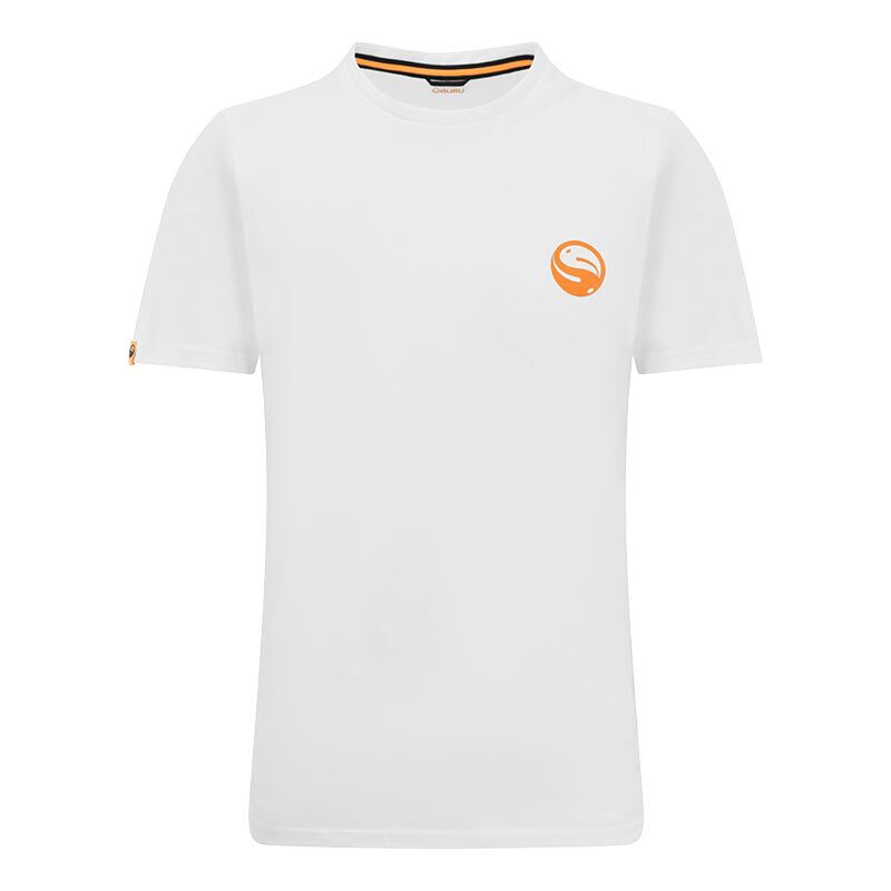 T-shirt GURU SEMI LOGO TEE WHITE - Manches Courtes | Pacific Pêche