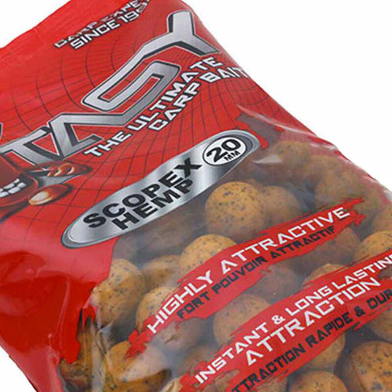 Bouillettes funfishing extasy Scopex Hemp 800gr - Denses | Pacific Pêche