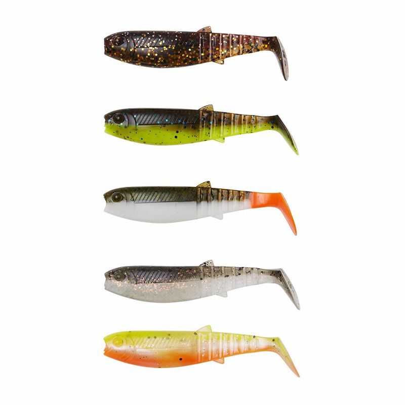 Kit Leurre Souple + TP Savage Gear Cannibal Shad 5.5cm & 6.8cm Mixed Colors (x36) - Packs et ensembles | Pacific P&ecirc;che