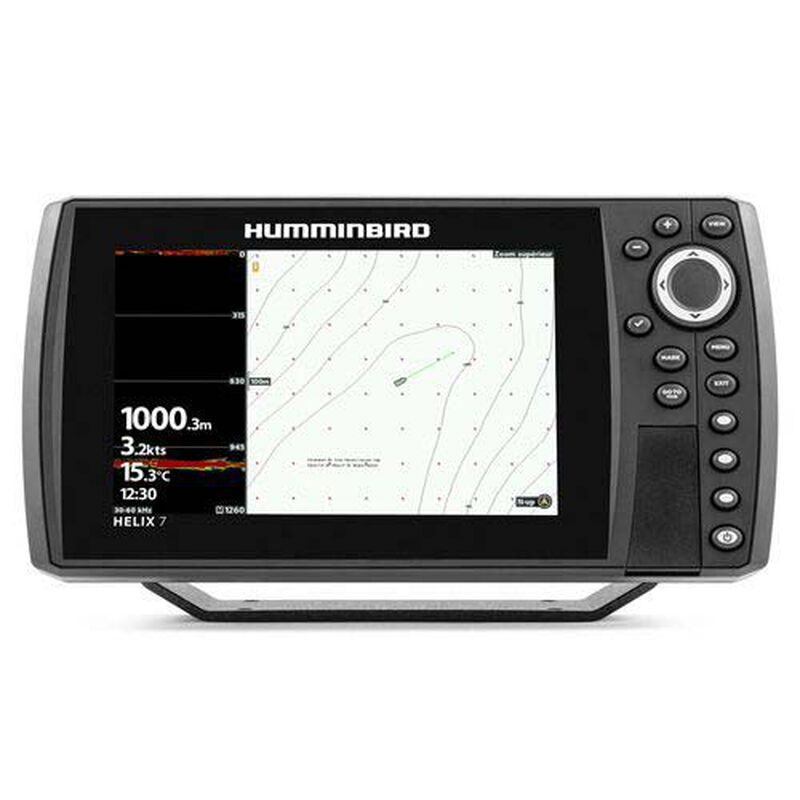 Combiné Humminbird Reseau Helix 7 G4 Version XD Sonde Tableau Arrière et Température - Sondeurs/Gps | Pacific Pêche