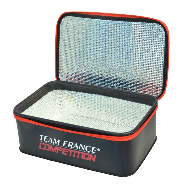Trousse à appâts isotherme team france competition 36x23x13 - Noel des marques | Pacific Pêche