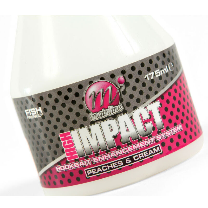 Booster carpe mainline high impact hookbait enhancement system peaches & cream - Boosters / dips | Pacific Pêche