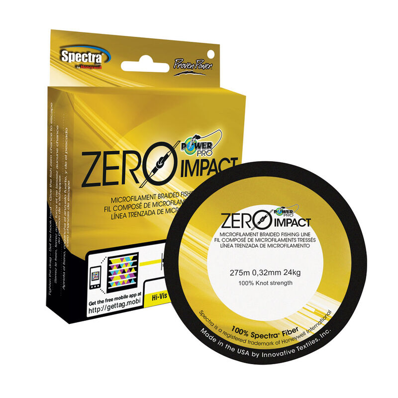 Tresse power pro zero impact 275m - Tresses | Pacific Pêche