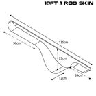 Fourreaux Nash Scope OPS Hi Protect 10ft 1 RodSkin - Fourreaux | Pacific Pêche