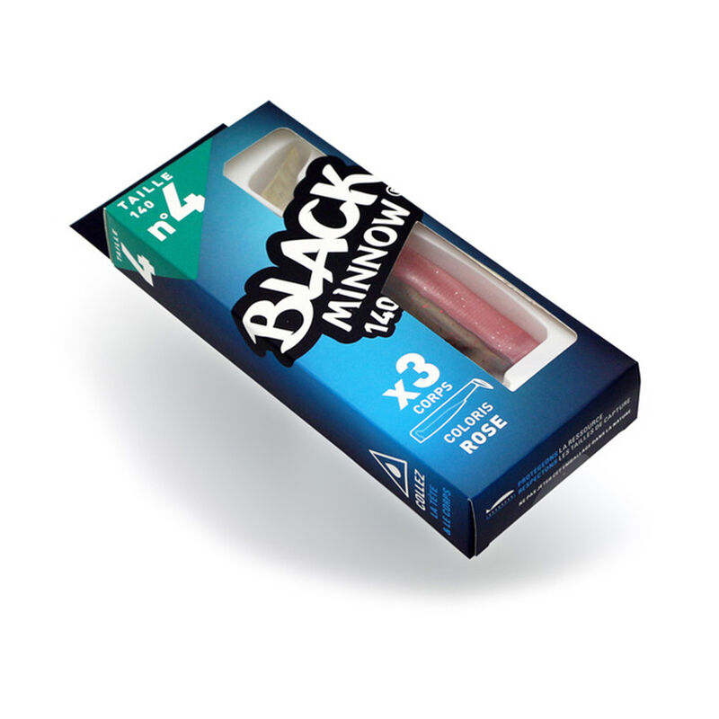 Leurre souple fiiish corps black minnow 140 14cm (x3) - Leurres souples | Pacific Pêche