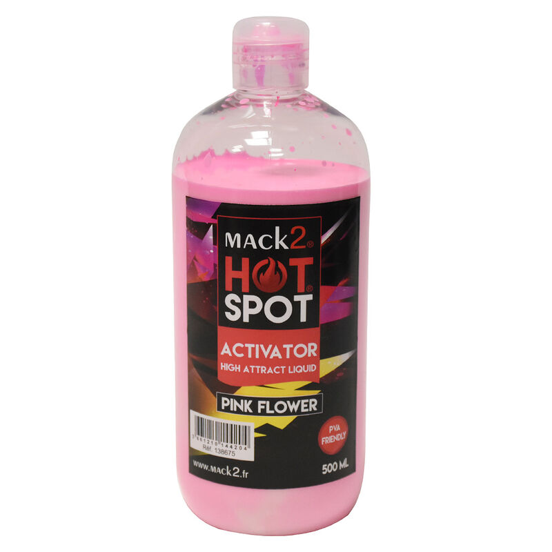 Booster carpe mack2 activator hot spot pink flower 500ml - Boosters / dips | Pacific Pêche