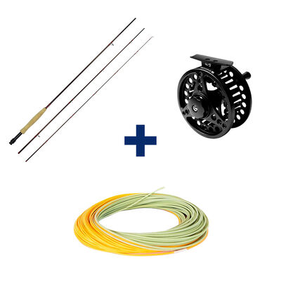 Pack Canne Redwave 9' 4/5 + Moulinet Xstream 45 + Soie Flottante 5 - Packs | Pacific P&ecirc;che