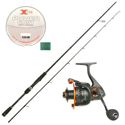 Pack lancer carnassier Redfish Strike 2.10m 5-20g + Strike 2000FX + Power cast - Packs Spinning | Pacific P&ecirc;che