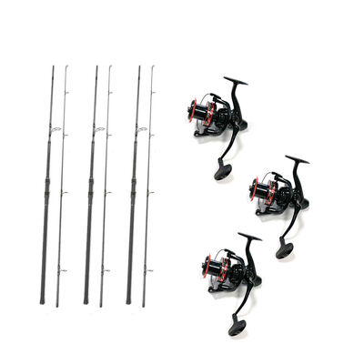 Pack 3 Nomad XTR 10 3.5lbs + 3 Nomad Xtr 5000 Fd - Cannes | Pacific P&ecirc;che