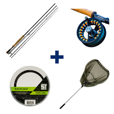 Pack Canne Xbone 10' 6/7 + Moulinet Xstream 67 + Soie Plongeante + Epuisette - Packs | Pacific P&ecirc;che