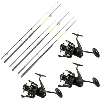 Pack Overfight 3 Ipercut Battle 300 cm 200-400 g + 3 Ipercut 8000 FD - Packs et ensembles | Pacific P&ecirc;che