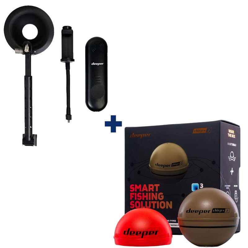 Pack Deeper Chirp+ V2 + Amplificateur Wifi pour bateau amorceur - App&acirc;ts / Bateaux amorceur / Spodding | Pacific P&ecirc;che