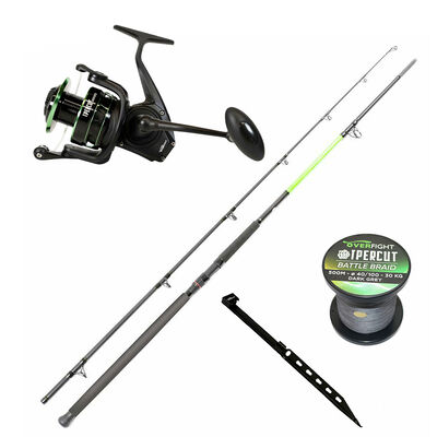 Pack Overfight Ipercut  Battle 300 cm 200-400 g + Ipercut 8000 FD + Ipercut Battle Braid - Packs et ensembles | Pacific P&ecirc;che