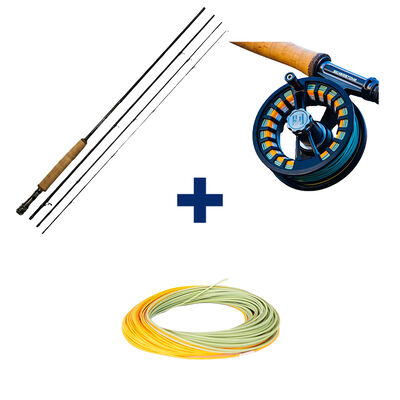 Pack Canne Xbone 9' 4/5 + Moulinet Xstream 35 + Soie Flottante 5 - Packs | Pacific P&ecirc;che