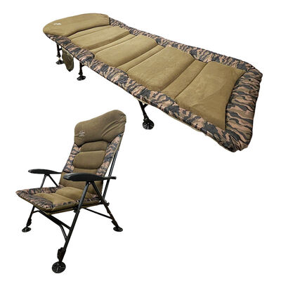Pack Stormer Bedchair + Level Chair - Bivouac Confort | Pacific P&ecirc;che