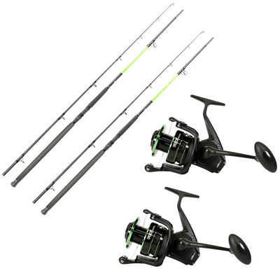 Pack Overfight 2 Ipercut Battle 300 cm 200-400 g + 2 Ipercut 8000 FD - Packs et ensembles | Pacific P&ecirc;che