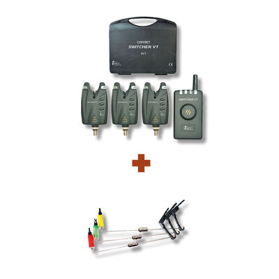 Pack D&eacute;tection Switcher Team Carpfishing - D&eacute;tections | Pacific P&ecirc;che