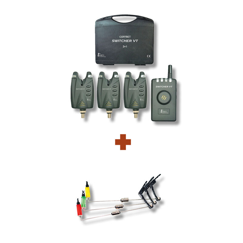 Pack D&eacute;tection Switcher Team Carpfishing - D&eacute;tections | Pacific P&ecirc;che