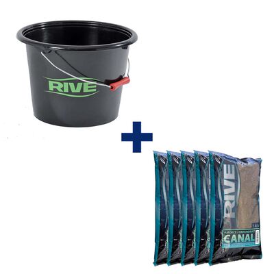 Pack Seau + 5kg d'Amorce Canal - Packs | Pacific P&ecirc;che