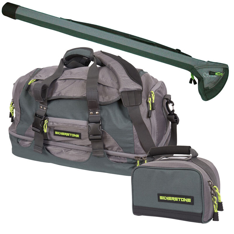 Pack bagages silverstone carryall + rod/reel tube + trio reel pouch - Packs | Pacific P&ecirc;che