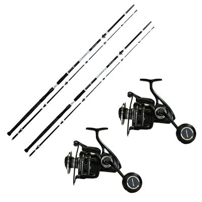 Pack Overfight  2 Glanika Heavy Duty 300 cm 250-300 g + 2 Glanika 8000 XT - Packs et ensembles | Pacific P&ecirc;che
