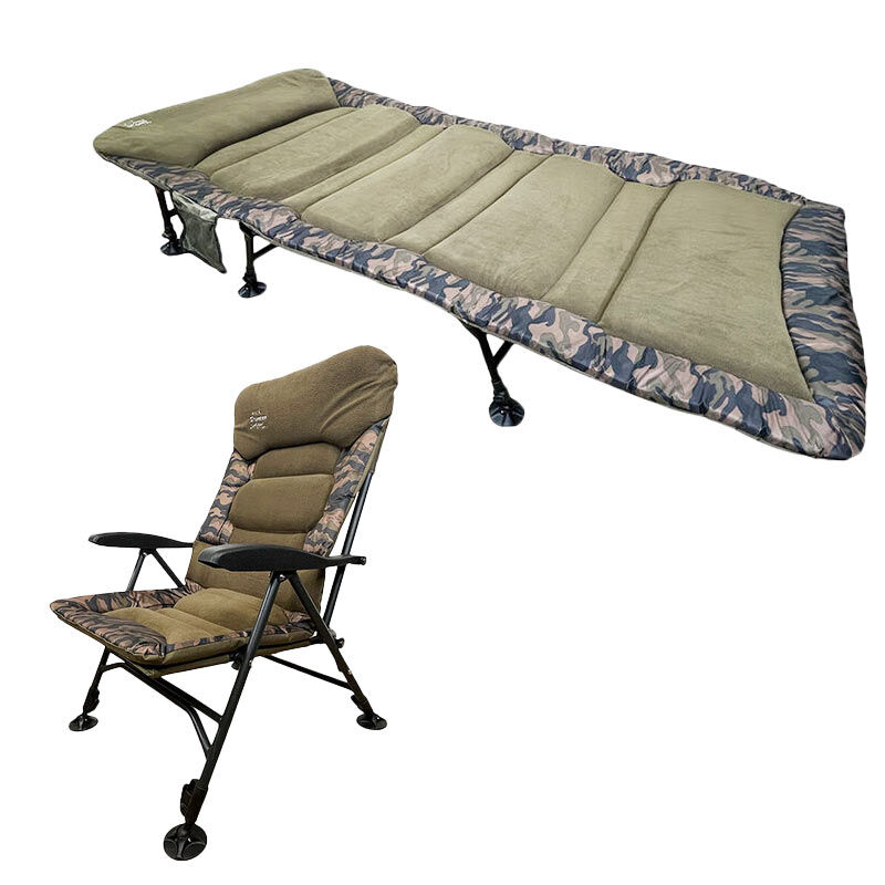 Pack Stormer Bedchair Wide + Level Chair - Bivouac Confort | Pacific P&ecirc;che