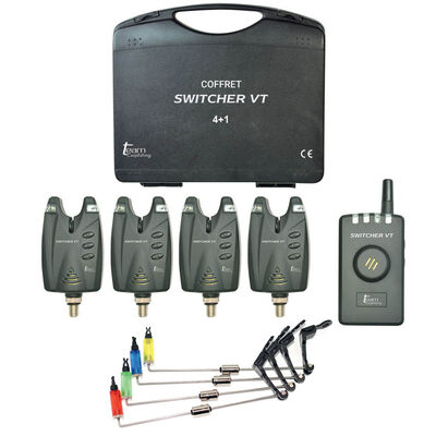 Pack 4 Switcher + Centrale + 4 Dropper - D&eacute;tections | Pacific P&ecirc;che