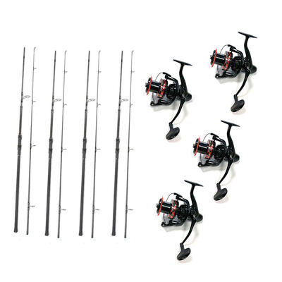 Pack 4 Nomad XTR 10 3,5lbs + 4 Nomad Xtr 5000 Fd - Cannes | Pacific P&ecirc;che