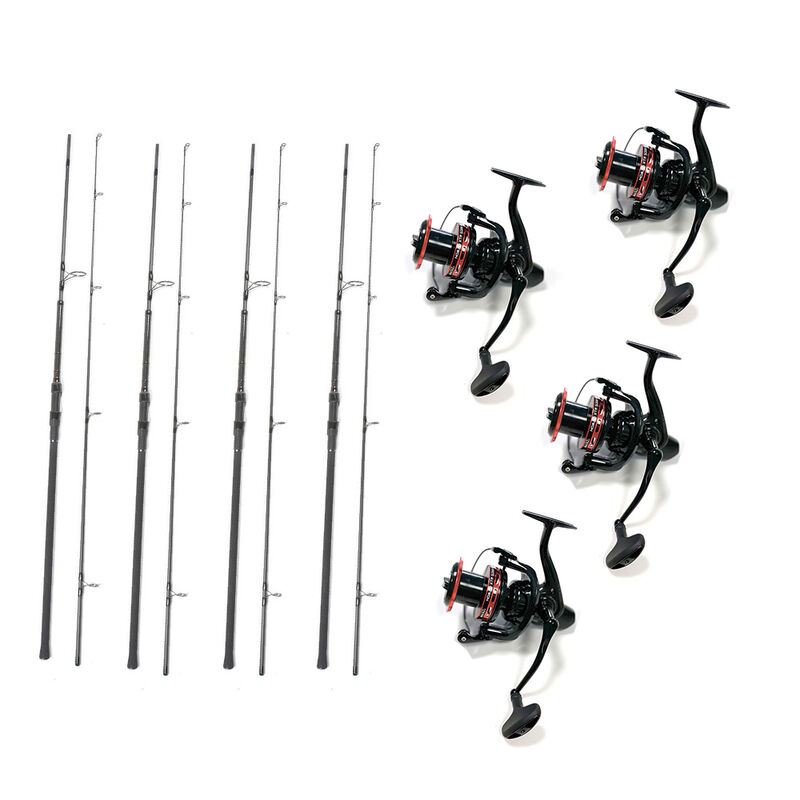 Pack 4 Nomad XTR 10 3,5lbs + 4 Nomad Xtr 5000 Fd - Cannes | Pacific P&ecirc;che