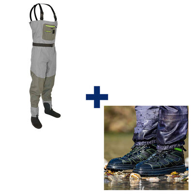 Pack Wader Easymove SL3G + Chaussures Hardwater - Tous nos packs | Pacific P&ecirc;che