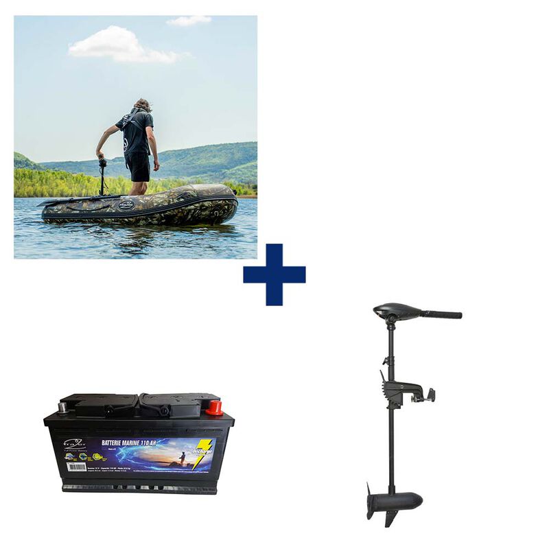 Pack Kommando 270 + Moteur 40 Lbs + Batterie - Packs | Pacific P&ecirc;che