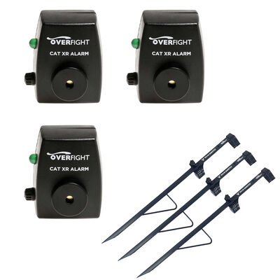 Pack Overfight 3 Cat XR Alarm + 3 Tank Banstick - Packs et ensembles | Pacific P&ecirc;che