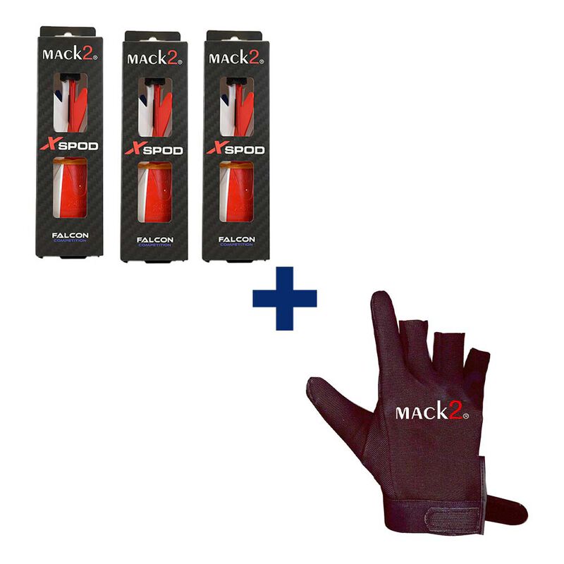 Pack Falcon Competition 3 Bait Rocket + Gant de lancer - App&acirc;ts / Bateaux amorceur / Spodding | Pacific P&ecirc;che