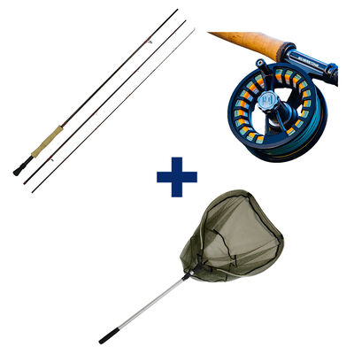 Pack Canne Redware 10' 7/8 + Moulinet Xstream 67+ Epuisette - Packs | Pacific P&ecirc;che