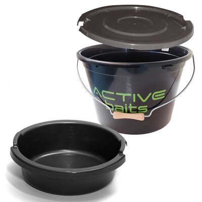 Seau 25l + couvercle + cuvette 5l - Packs | Pacific P&ecirc;che