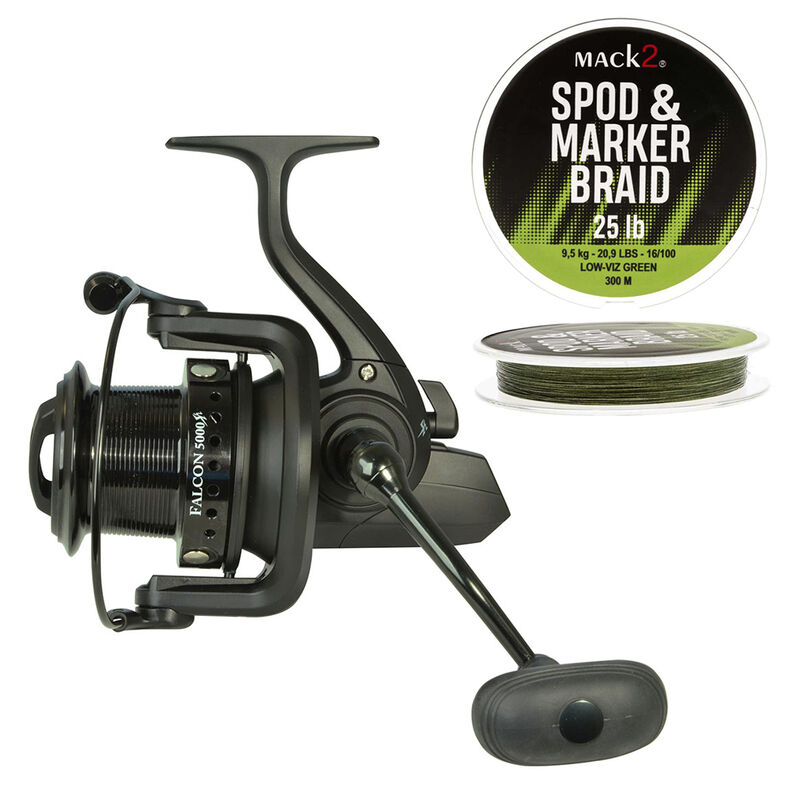 Pack Mack2 Moulinet Falcon 5000 Spod and Marker + Tresse 0.16mm Spod and Marker - App&acirc;ts / Bateaux amorceur / Spodding | Pacific P&ecirc;che