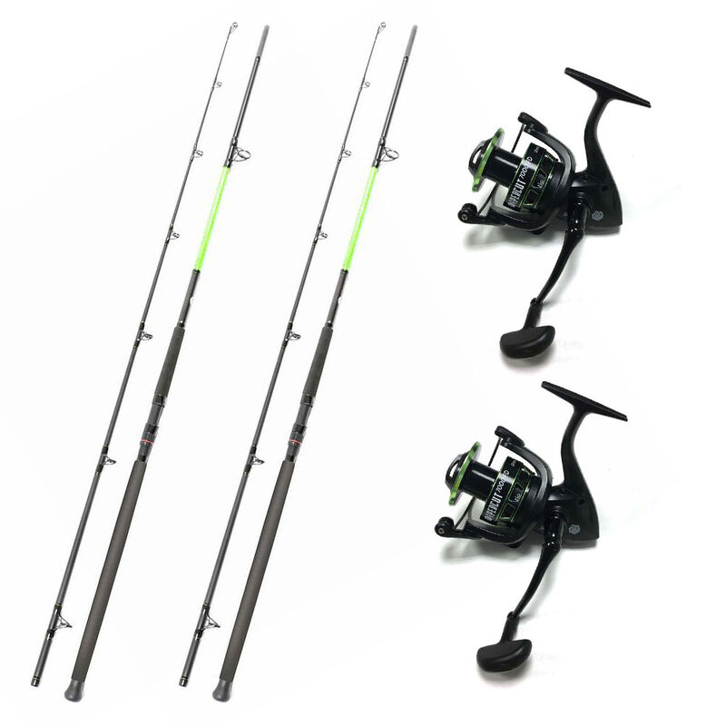 Ensemble 2 cannes Ipercut 3m + 2 moulinets Ipercut 7000FD - Packs et ensembles | Pacific P&ecirc;che