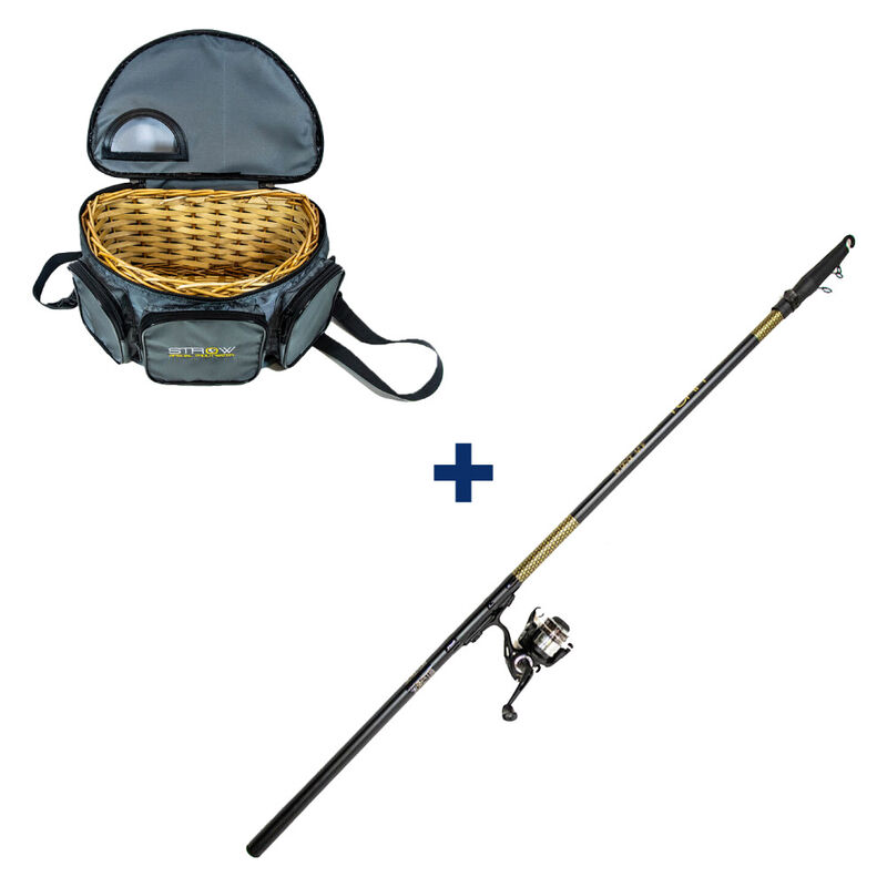 Pack Strow Combo T&eacute;l&eacute;r&eacute;glable 4m + Panier Truite - Packs | Pacific P&ecirc;che