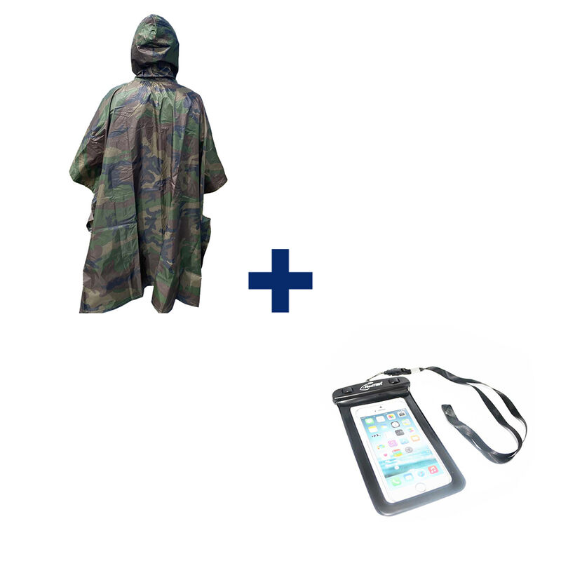 Pack Poncho + Pochette Etanche - Tous nos packs | Pacific P&ecirc;che
